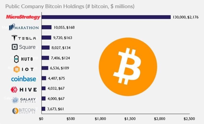 Public Company Bitcoin Holdings