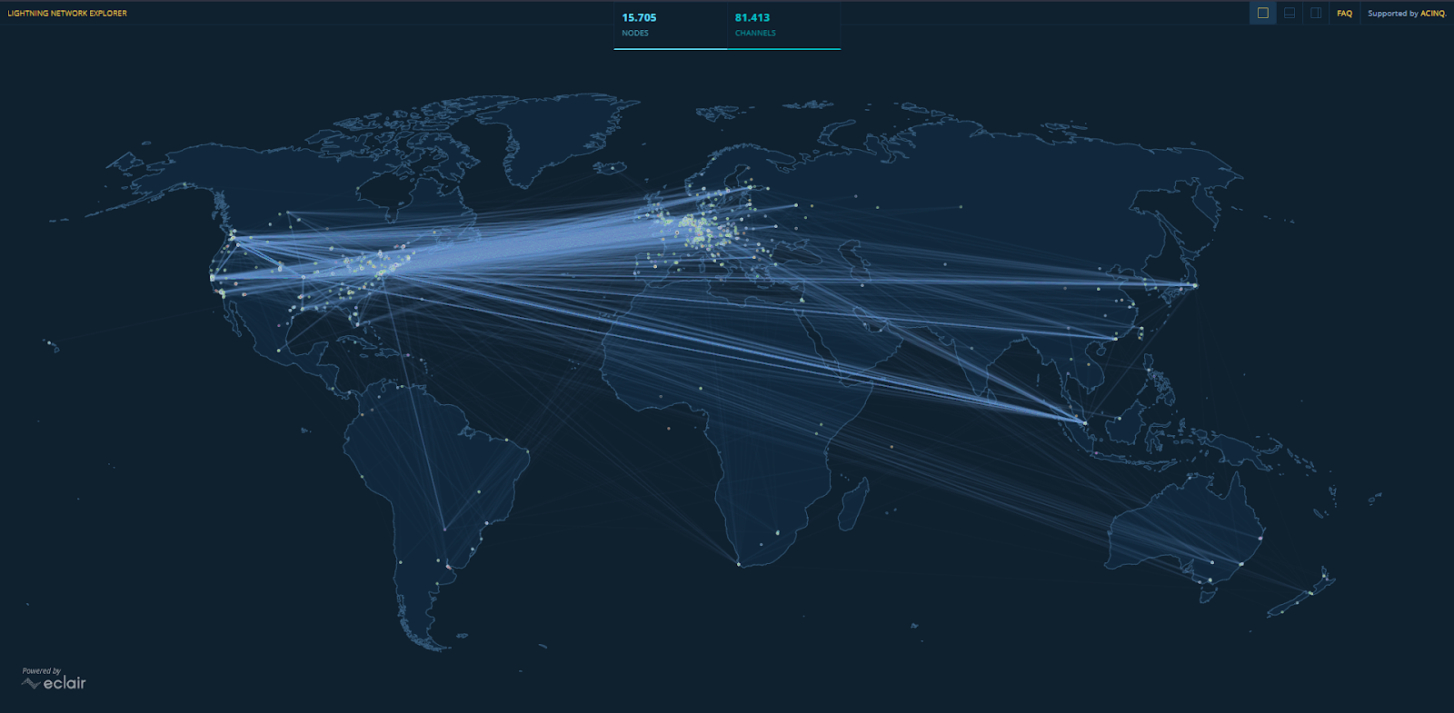 Lightning Network Usage Around the World