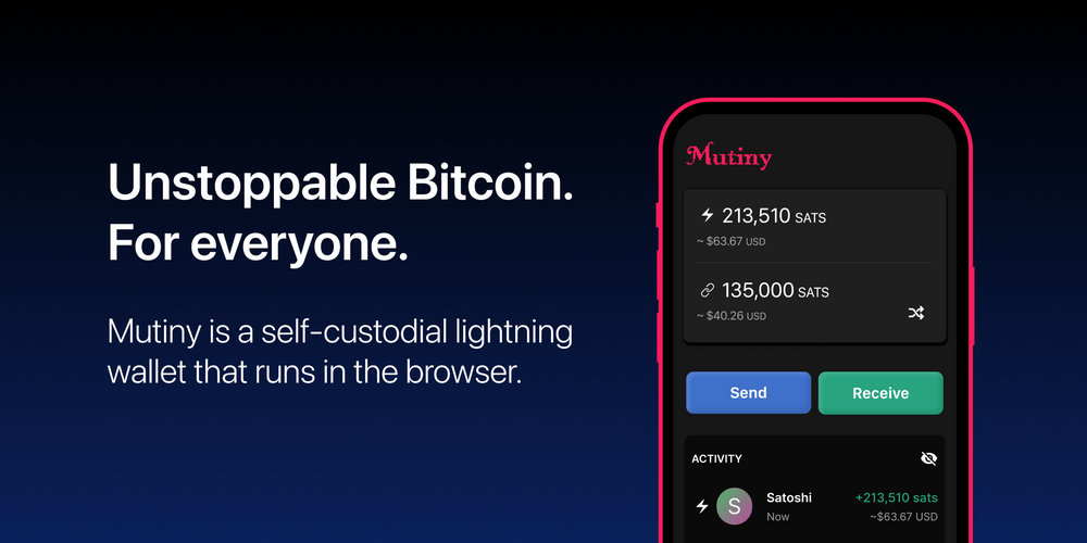 Mutiny Lightning Wallet