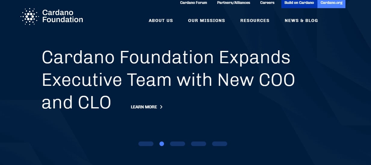 Announcement of the new COO and CLO of the Cardano Foundation