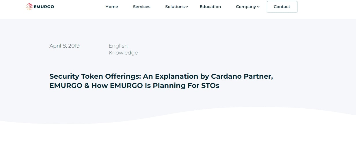 Launch of STOs by EMURGO