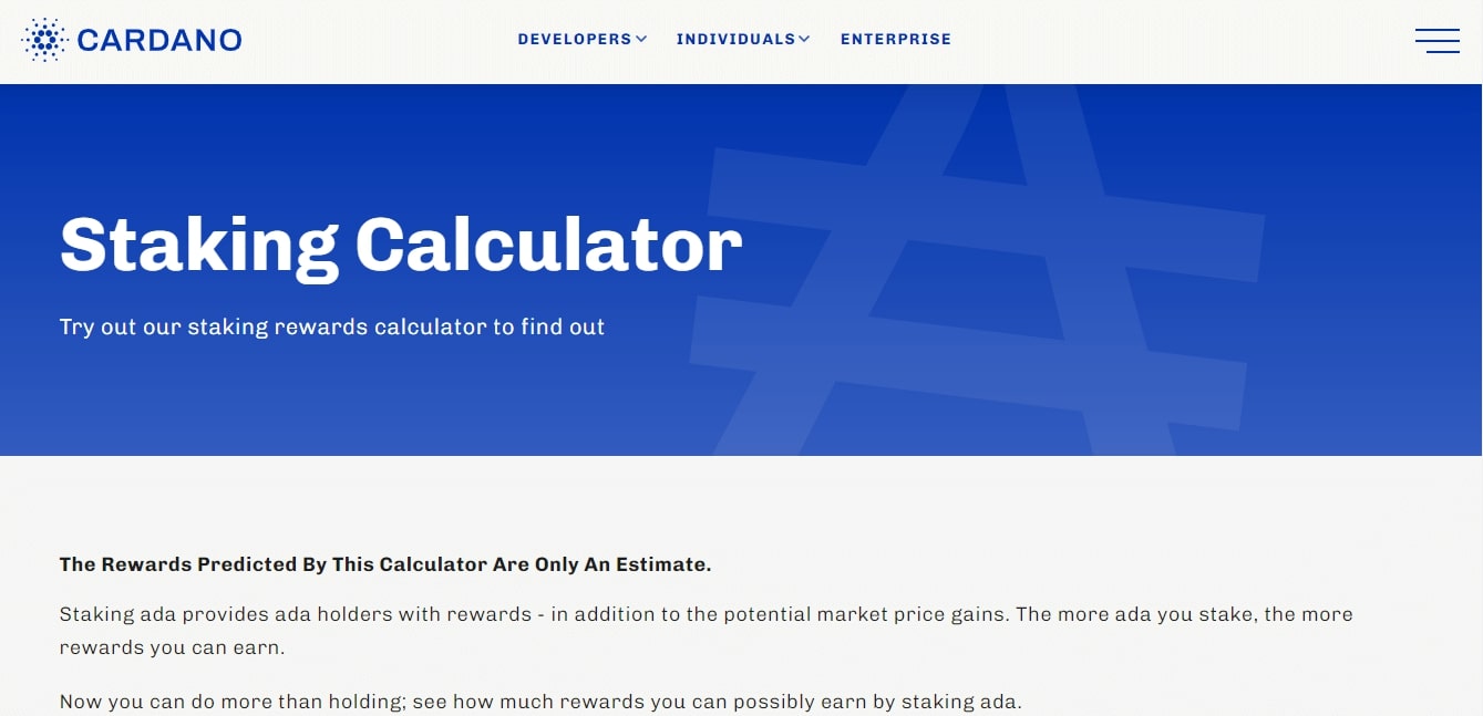 Staking Calculator