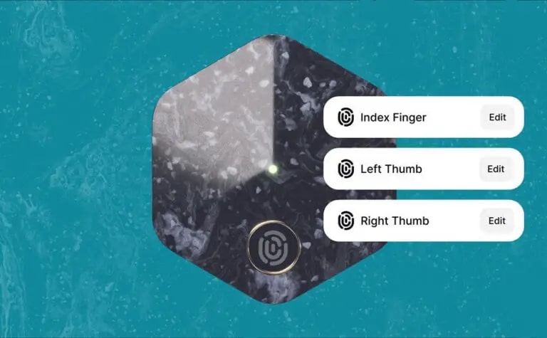 BitKey's fingerprint sensor