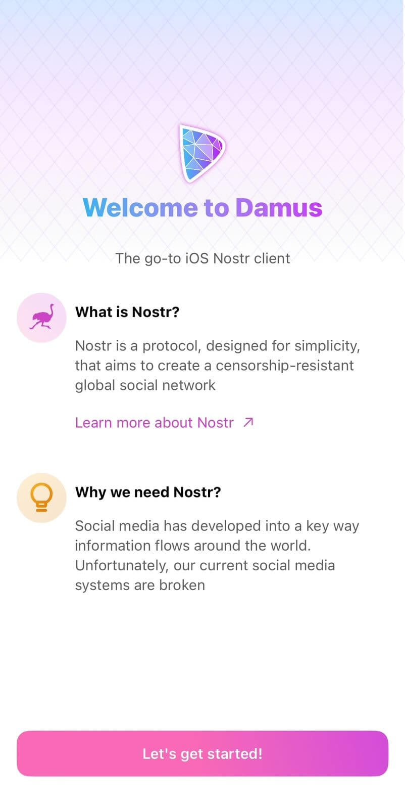 Welcome to Damus