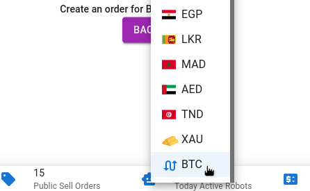 Creating an order