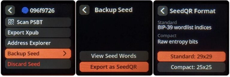 Exporting SeedQR