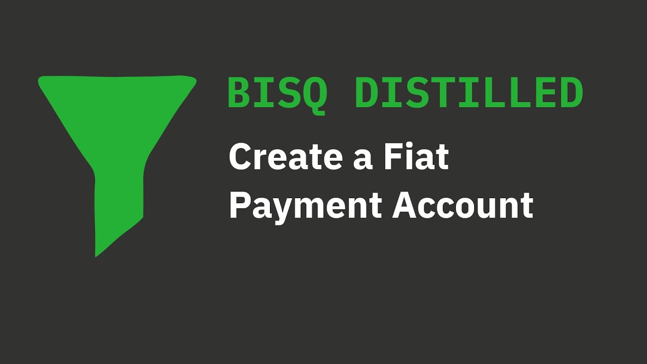 Make a Fiat Payment Account on Bisq