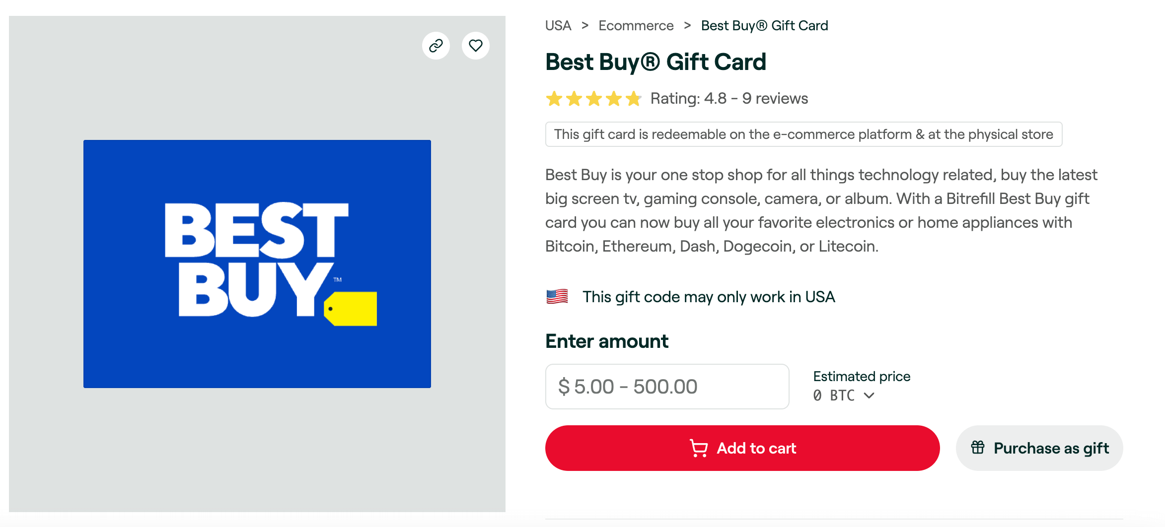 Best Buy Gift Card