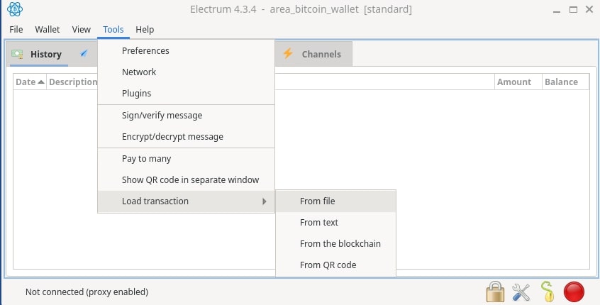 Load Transaction from File