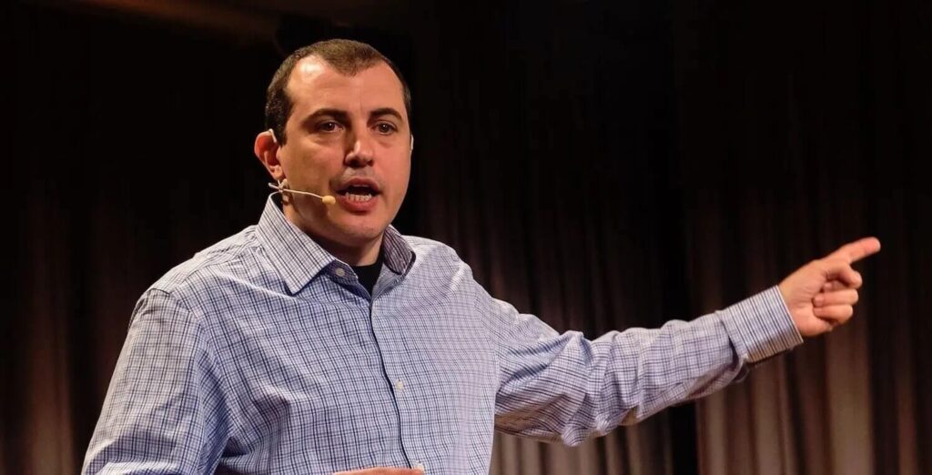 Andreas Antonopoulos in a conference